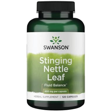 Swanson Stinging Nettle Leaf (Urtica Dioica) - Herbal Supplement Promoting Urinary Tract & Respiratory Health Support - May Support Healthy Fluid Balance - (120 Capsules)
