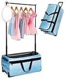 Dance Bag with Garment Rack, OMIDEL 29" Rolling Dance Competition Duffle Bag with Garment Rack & Silent Wheels, Collapsible Dance Suitcase for Dance Competition Shows Recitals Travel