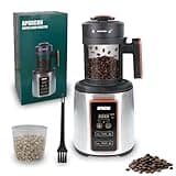 APOXCON Coffee Bean Roaster Electric Air Coffee Roaster Machine for Home Use with Coffee Bean Chaff Collection Basket Adjustable Timer & Variable Heat Settings & Air Fan Setting 1500W 100g