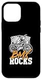 iPhone 12 mini BMX Rocks Bike Bicycle Skeleton Biking Cycling Halloween Case
