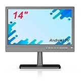 Feihe 14 inch Small Smart TV, HD Flat Screen Android TV Download APPs for Kitchen, Bedroom, RV Camper