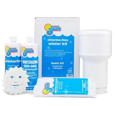 In The Swim Pool Closing Kit - Winterizing Chemicals for Above Ground and In-Ground Pools - Up to 7,500 Gallons
