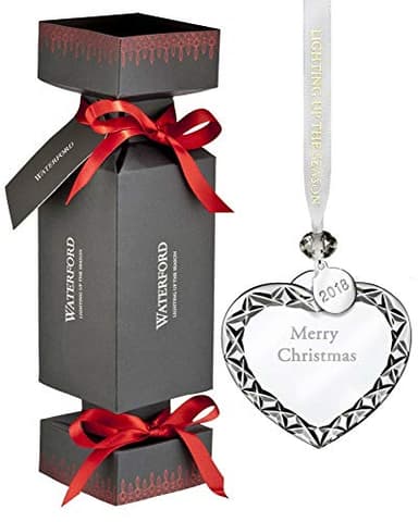 Waterford Cracker w/Heart Merry Xmas Ornament