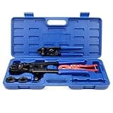 iCrimp F1807 Copper Ring Crimping Tool Kit for 3/8,1/2,3/4,1-inch- Free Removal Tool& Pex Pipe Cutter&Gauge- For All US F1807 Standards