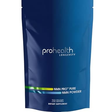 ProHealth NMN Pro Powder (250 Grams) Clinically Studied Uthever® NMN. NAD+ Precursor for Cellular Energy, Mitochondrial Support & Healthy Aging. USA Manufactured, Triple Lab-Tested