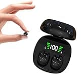 Xmenha Small Invisible Earbuds Smallest Wireless Bluetooth Low Profile Micro Tiny Discreet Mini Earbuds for Small Ear Canals Invisible Ear Buds for Small Ears Mini Discreet Headphones Spy Earpiece
