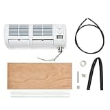 LyeXD 80W 12V Car Hanging Air Conditioner Fan, Portable A/C Fan For Car 22525 btu/h, Wall-Mounted Car Air Conditioner Evaporator with LCD Display for Truck, Excavator【Only Includes Fan】