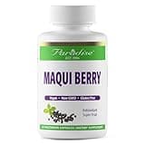 Paradise Herbs, Organic Maqui Berry Extract, 400 mg, Fresh, Freeze-Dried Concentrate for Superior Potency, Non-GMO, Vegan, 60 Capsules