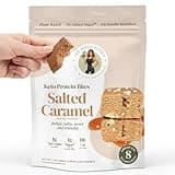 Keto High-Protein Bites - Plant-Based, Sugar-Free, Low-Carb Vegan Protein Bars in Bite-Sized Snack - Gluten-Free, Natural, Clean and Healthy Bites - Caramel Flavor (8 Count) - Ali’s Skinny Kitchen