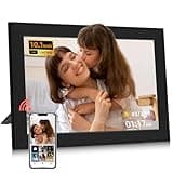 Jazeyeah WiFi Digital Picture Frame 10.1 Inch Smart Photo Frame with1280 * 800 HD IPS Touch Screen,Share Photos/Videos Instantly via App from Anywhere Best Gifts for Birthday Wedding Mom