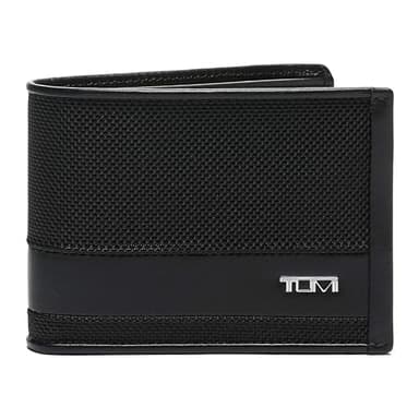 TUMI - Alpha Double Billfold - Men's Premium Wallet - Secure & Durable with Hidden Card Pocket - Black