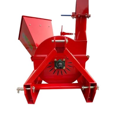 4'' PTO Powered 3 Point Wood Chipper Shredder Mulcher Attachment for Tractors Up to 45HP, (PTO Shaft Included), Model WCBX42