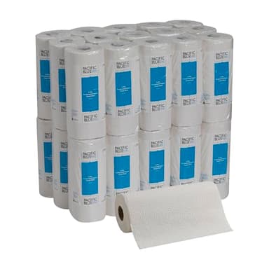 Georgia-Pacific Pacific Blue Select 2-Ply Perforated Roll Paper Towel, White, 85 Sheets Per Roll, 30 Rolls Per Case, 27385
