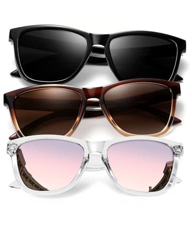 KALIYADI Womens-Sunglasses Polarized Sunglasses-Womens Trendy: Retro Sun Glasses with UV Protection for Travel Driving