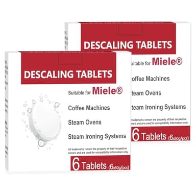 Descaling Tablets Compatible with Miele Descaling Tablets (12 Count)
