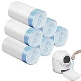 120 Count Extra Large Cat Litter Box Liners, Cat Litter Waste Receptacles Bags for Cleanpethome Self Cleaning Litter Box