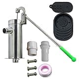 Locci Manual Well Pump,Stainless Steel deep well hand pump water suction,pitcher pump for well water suction Groundwater for Home Garden Yard (thickening)
