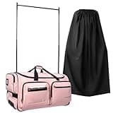 Fanwoli 23" Dance Bag with Garment Rack and Privacy Cover | Ultra-Light Collection | More Lightweight & Wear-Resistant | Ideal Competition Duffle Bag for Dancers Livestreamer Athletes