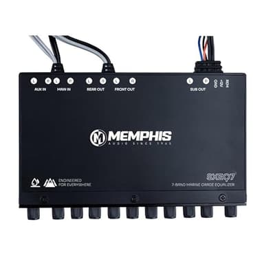 Memphis SXEQ7 7 Band Marine Grade Graphic EQ - Used, Very Good