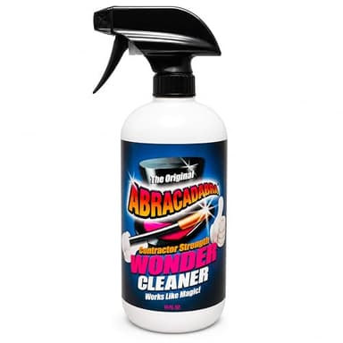 Abracadabra® Wonder Cleaner Spray 16 oz - As Seen on TV Contractor Strength Adhesive, Tar, Gum, Sap & Sticker Remover - Citrus Cleaner for Cars, Garage Floors, Concrete, Tile, Metal & Wood