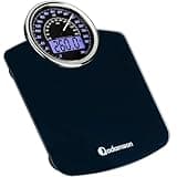 Adamson Hybrid 2-in-1 Analog & Digital Weighing Scale for Body Weight up to 400lbs + Thick Tempered Glass + Extra Large Display + Easy to Read Digital Bathroom Scale + New