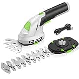 ALDIPRO 2-in-1 Cordless Hedge Trimmer and Grass Shears 7.2V Handheld Small Electric Bush Trimmer, 2.0Ah Rechargeable Battey Powered Shrub Trimmers for Garden, Yard, Lawn Care