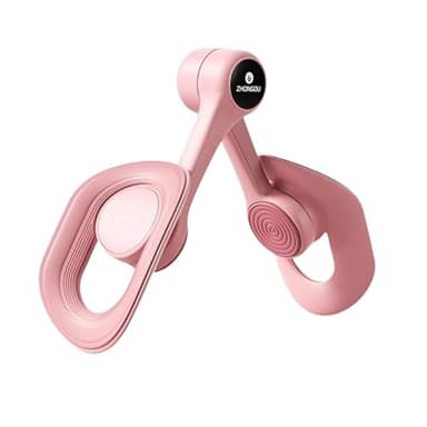 Pink Pelvic Floor Strengthener for Women and Men.Inner Thigh Exerciser for Women,Inner Thigh Muscle Master Exercise Devices,Pelvic Floor Strengthener Workout Exerciser Equipment