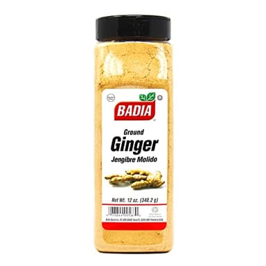Badia Ground Ginger Powder, 12 oz - Fresh, Aromatic, Ground Ginger Root