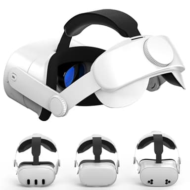 Adjustable Comfort Head Strap for Meta Quest 3S/Quest 3/Quest 2 - Elite Strap Replacement for Enhanced Support, Reduced Pressure & VR Gaming Immersion (T4 Quest 3S/Quest 3/Quest 2 Head Strap)