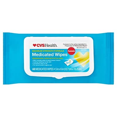 CVS Health Medicated Wipes 48