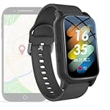 Psmpeng Elderly Fall Detection Smart Watch, GPS Anti-Lost Tracker Fitness Tracker Watch for Seniors, Fall Alert Devices with HD Voice Call & SOS Emergency Button(Black)