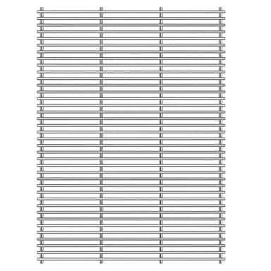 Votenli S65051 Full Size Stainless Steel Cooking Grid Grates Replacement Parts for Chargriller 2121, 2123, 2222, 2828, 3001, 3030, 3725, 4000, 5050, 5252,19 3/4"x27" 1 Pack