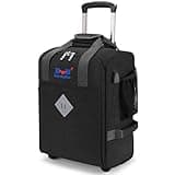 For Spirit Airlines 18x14x8 Inches Personal Item Under Seat Rolling Duffle Bag Luggage Suitable For Major Airlines Including AA and Frontier (Black)