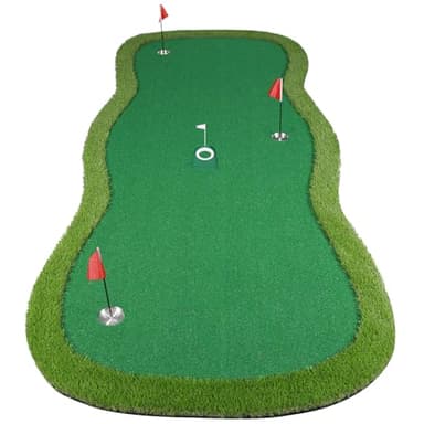 Golf Putting Green, Practice Putting Green Mat, Large Professional Golfing Training Mat for Indoor Outdoor… (Putting green-5X12ft)