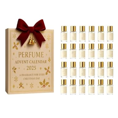 Luxury Perfume Advent Calendar, 24 Days Mini Fragrances Set, Unisex Travel-Size Collection Designer Perfumes, Premium Holiday Countdown Gifts Box, Thanksgiving Christmas Gifts (Multicolor-1Set(24pcs))
