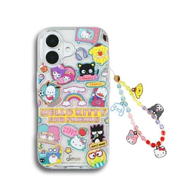 Sonix x Sanrio Case + Phone Wristlet with Charms (Hello Kitty & Friends) for iPhone 17 | Hello Kitty & Friends Stickers