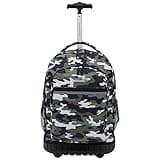 Travelers Club Rolling Backpack, Camo, 18 Inch