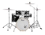 Pearl Export 5-pc. Drum Set w/830-Series Hardware Pack, Jet Black, inch (EXX705N/C31)