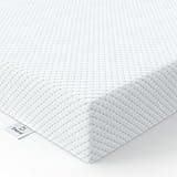 Dourxi Mini Crib Mattress, 38x24x4 Inch Baby Mattress for Mini and Portable Cribs, 2-Stage Dual Firmness with High Density Support Foam and Comfort Memory Foam with Waterproof & Washable Cover