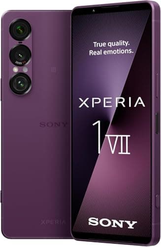 Sony Xperia 1 VII XQ-FS72 256GB 12GB Dual SIM Factory Unlocked GSM Smartphone, 5G 6.5" 120Hz OLED Display, 48MP Camera - International Version (Orchid Purple)