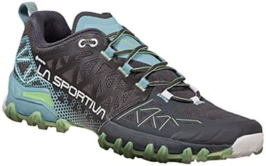 La Sportiva Women's Bushido II GTX Trail Running Shoes, Carbon/Mist, 8