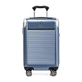 Travelpro Platinum Elite Hardside Expandable Spinner Wheel Luggage TSA Lock Hard Shell Polycarbonate Suitcase, Dark Sky Blue, Carry-on 21-Inch
