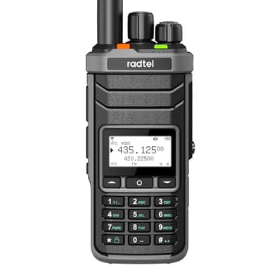 Radtel RT-860 Multi Band Ham Radio HF UHF VHF Dual Band with AM USB LSB CW CB LW MW SW SSB Reception, 1024 Channels, 2000mAh Battery, Type-C Charging (Without SW/MW Antennas)