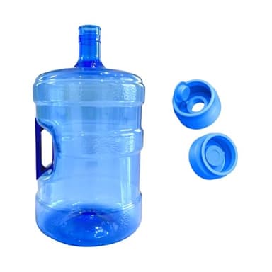 EcoForm 5 Gallon Reusable Water Bottle including 2 Reusable Silicone Caps BPA Free (EcoForm5RC2)