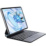 CHESONA Keyboard Case for iPad Air 11-inch (M2) 2024 & iPad Pro 11 inch (4th/3rd/2nd/1st Gen), Levitate Easy-Set Magnetic Stand with Touchpad, 7-Color Backlit for iPad Air 5th/4th Gen, Black
