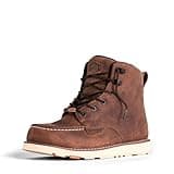 BRUNT Marin (Comp Toe) - Men’s Size 10.5, Brown - 6" Waterproof Safety Toe Wedge Work Boot - EH Rated - Slip + Oil Resistant - Adjustable Width System