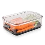 Progressive International PrepWorks Produce ProKeeper, 3-Quart – Stay-Fresh Vent System for Small Peppers and Tomatoes, BPA-Free