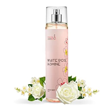 White Rose Jasmine Body Spray for Women, Womens Perfume Fragrance Body Mist And Sprays Luxury Perfume Mist - 8 oz Fine Spray Bottle Gift – Mother's Day Gift for Mom