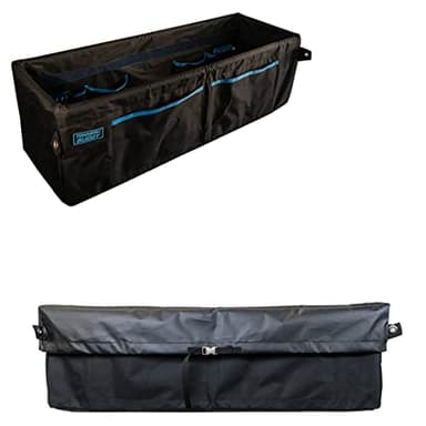 Tonneau Buddy - Truck Bed Storage and Organizer with Top Cover - 18 Organizing Pockets, Water Resistant, for Mid-Sized Trucks (Lightweight w/Top Cover)