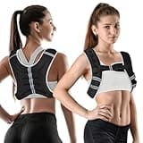 WIN4ALL Weighted Vest Men Women, 6lb/8lb/12lb/16lb/20lb Weighted Vest, Adjustable Women Weighted Vest for Walking, Strength Training, Running, Fitness, Muscle Building, 12Lbs, Black